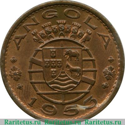 1 эскудо (escudo) 1953 года   Ангола