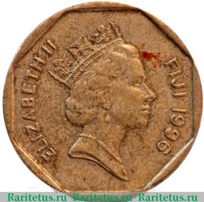 1 доллар (dollar) 1996 года   Фиджи