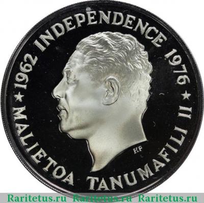 1 тала (tala) 1976 года  всадник Самоа proof