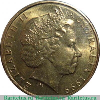 1 доллар (dollar) 1999 года  год пожилых Австралия