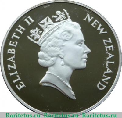 5 долларов (dollars) 1997 года  птица Новая Зеландия proof