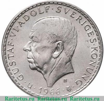 5 крон (kronor) 1966 года   Швеция