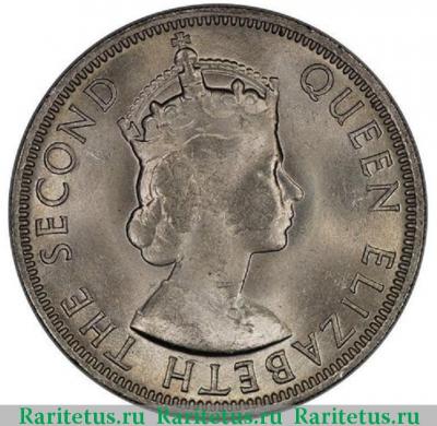 50 центов (cents) 1954 года   Британский Гондурас