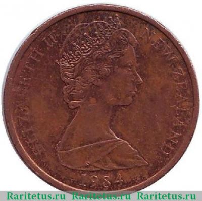 2 цента (cents) 1984 года   Новая Зеландия