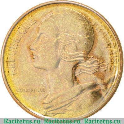 20 сантимов (centimes) 1981 года   Франция