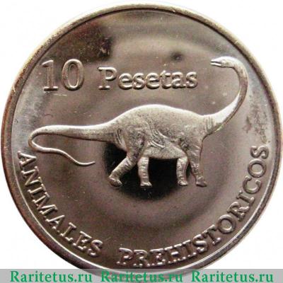 10 песет (pesetas) 2013 года   Западная Сахара