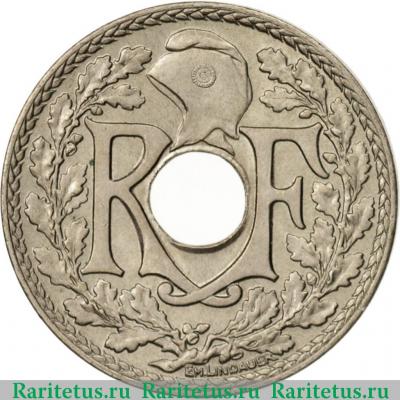 10 сантимов (centimes) 1939 года   Франция