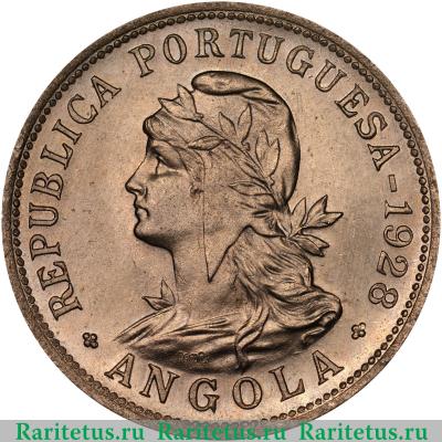 50 сентаво (centavos) 1928 года   Ангола