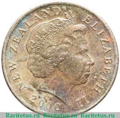 10 центов (cents) 2000 года   Новая Зеландия