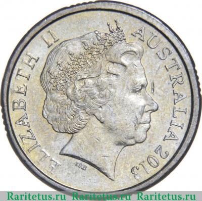 2 доллара (dollars) 2013 года   Австралия