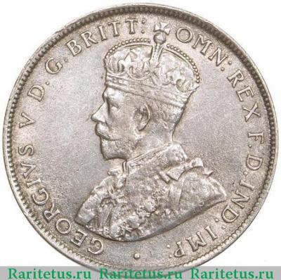 2 шиллинга (shillings) 1918 года   Британская Западная Африка