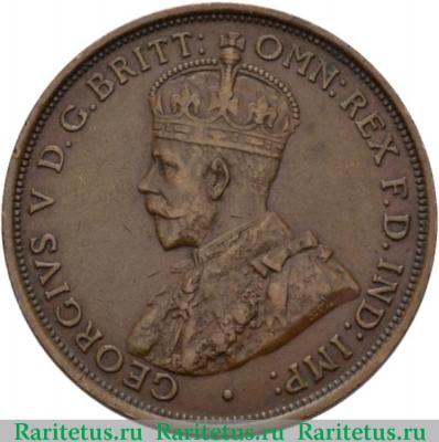 1 пенни (penny) 1913 года   Австралия