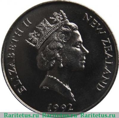 5 долларов (dollars) 1992 года  Купе Новая Зеландия