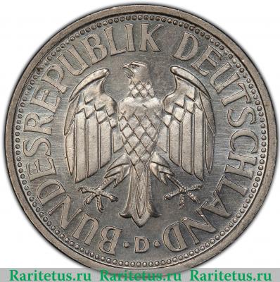 2 марки (deutsche mark) 1951 года D  Германия