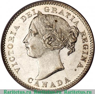 10 центов (cents) 1894 года   Канада