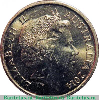 2 доллара (dollars) 2014 года   Австралия