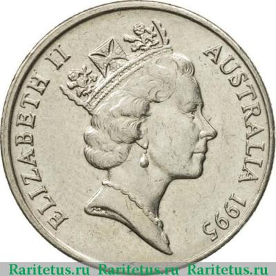 10 центов (cents) 1995 года   Австралия