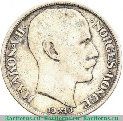 1 крона (krone) 1910 года   Норвегия