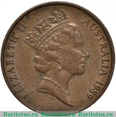 2 цента (cents) 1989 года   Австралия
