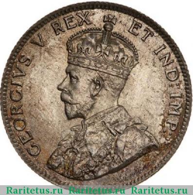 50 центов (cents) 1919 года   Британская Восточная Африка