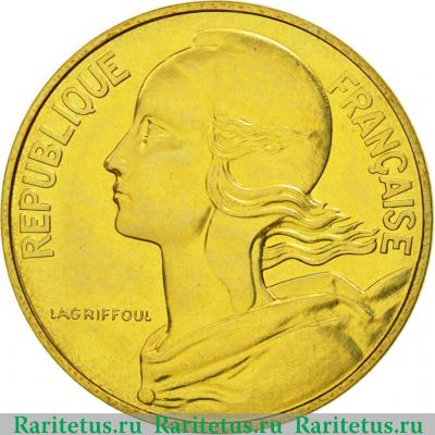 10 сантимов (centimes) 1984 года   Франция