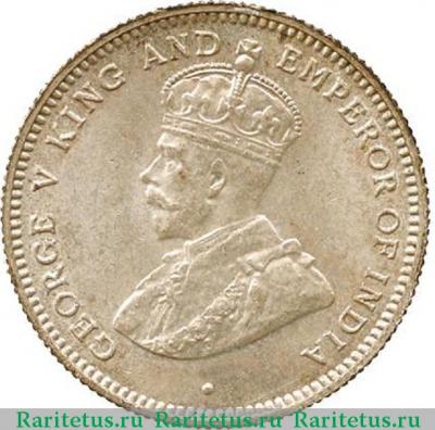 10 центов (cents) 1936 года   Британский Гондурас