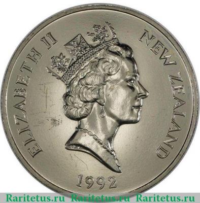 20 центов (cents) 1992 года   Новая Зеландия