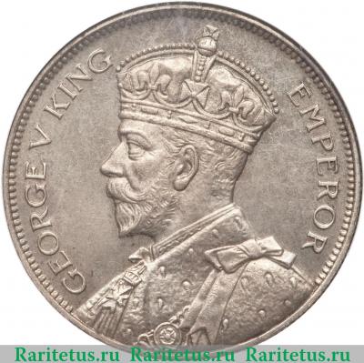 1/2 кроны (crown) 1935 года   Новая Зеландия