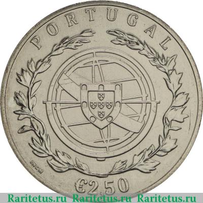 2,5 евро (euro) 2017 года  Фатима Португалия