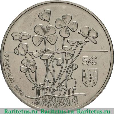 5 евро (euro) 2018 года  клевер Португалия