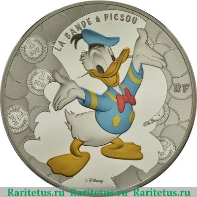 10 евро (euro) 2017 года  Скрудж Макдак Франция proof