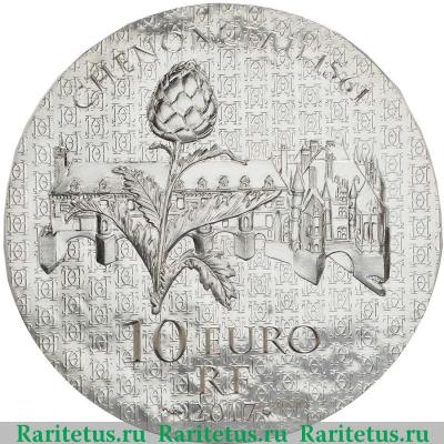 10 евро (euro) 2017 года  Медичи Франция proof