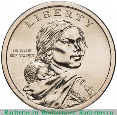 1 доллар (dollar) 2018 года P Джим Торп США