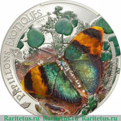 Реверс монеты 1000 франков (francs) 2014 года   ЦАР proof