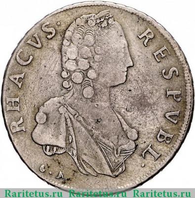 2 дуката (либертина, libertina) 1794 года   Республика Рагуза