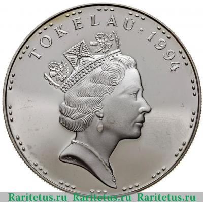 5 тала (tala) 1994 года   Токелау proof