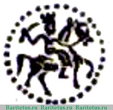 денга Василия Ивановича Шуйского 1606-1610 годов  всадник вправо