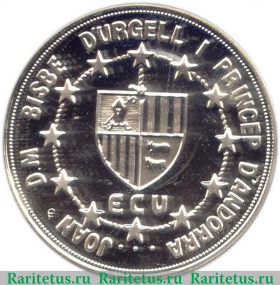 10 динеров 1992 года   Андорра