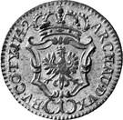 Реверс монеты 1 крейцер 1742 года   Австрия