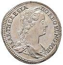 3 крейцера 1741 года   Австрия