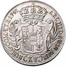 Реверс монеты 15 крейцеров 1741-1742 годов   Австрия