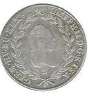 20 крейцеров 1781-1790 годов   Австрия