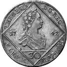 30 крейцеров 1742-1745 годов   Австрия
