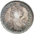 ½ талера 1756-1765 годов   Австрия