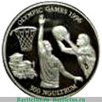 Реверс монеты 300 нгултрумов 1994 года   Бутан
