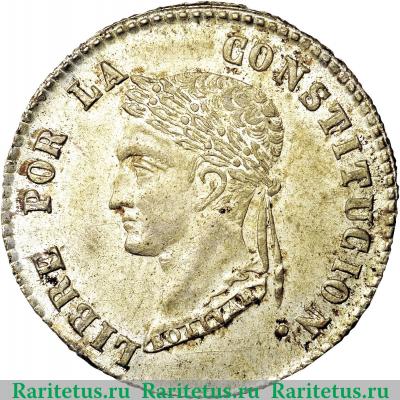 4 суэльдо 1853-1855 годов   Боливия