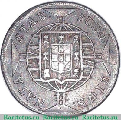 Реверс монеты 160 рейсов 1818-1821 годов   Бразилия
