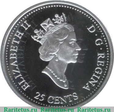 25 центов 1999 года   Канада