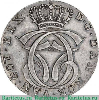 ½ спесие далера 1769 года   Дания