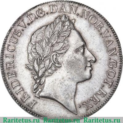 1 спесие далер 1764 года   Дания